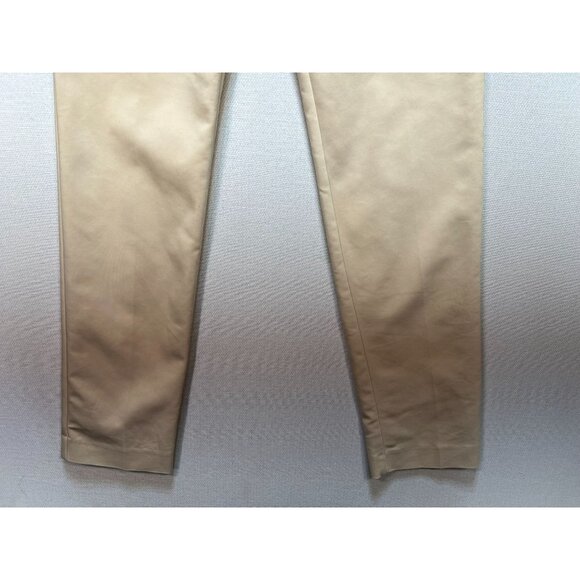 Ann Taylor Women's Modern Pull On Pants Flat Front Stretch Size 2 Beige Casual - Picture 6 of 11